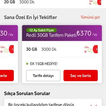 Vodafone Faturalı Hat Taahhüt Sorunu