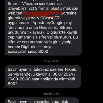 Digiturk Bartın Merkez Teknik Servis İlgisizliği