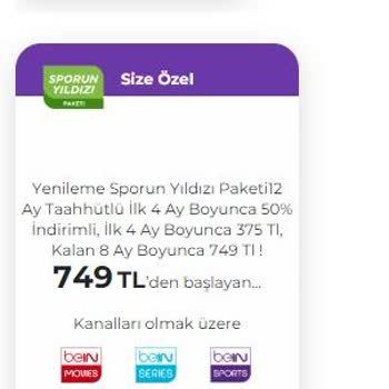 Paket Aynı Tarife Farklı (adamına Göre Digiturk Paketleri)