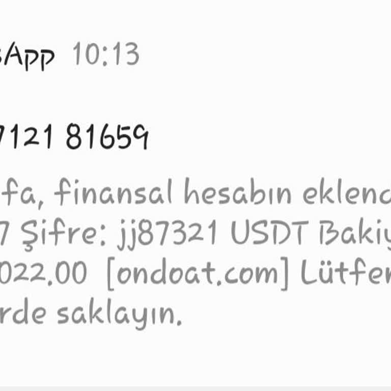 WhatsApp Yabancı Numaralardan Gelen Mesaj