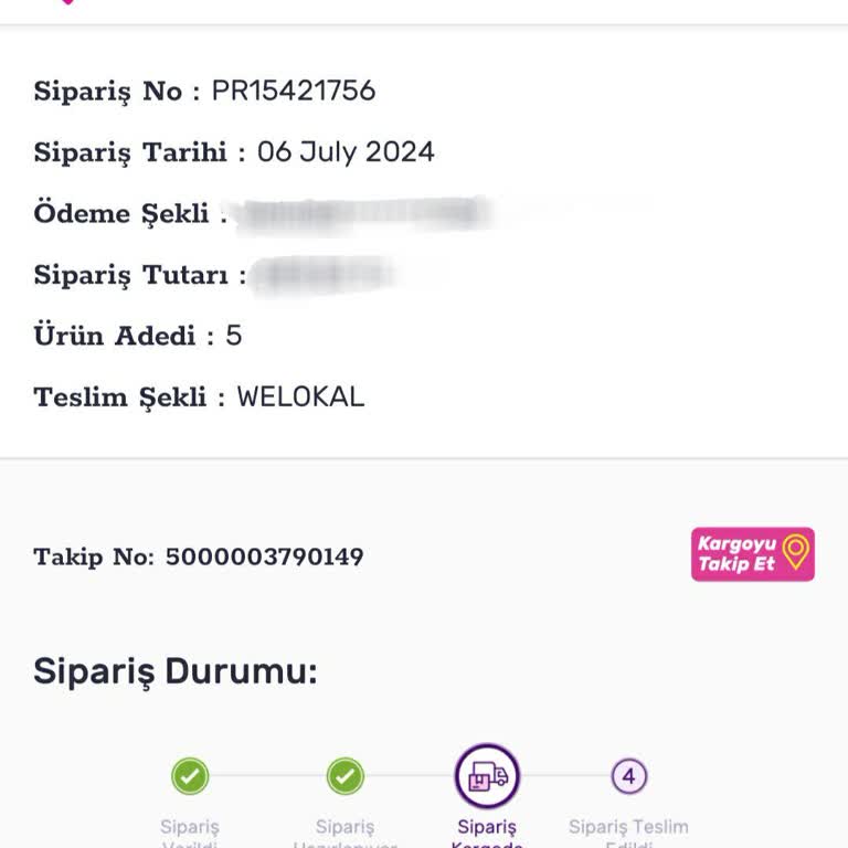 Gratis Sipariş Sorunu