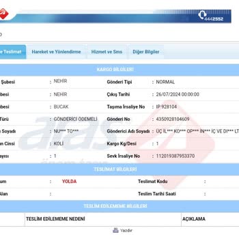 Aras Kargo Kargom Nerede? Ne Durumda? Nerede Olduğu Belli Değil