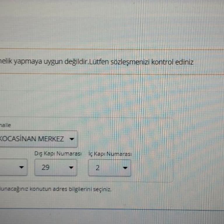 İSKİ Su Yeni Abonelik Hatası