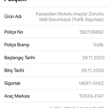 Türkiye Sigorta Araç Sigortamı İptal Etmiyor