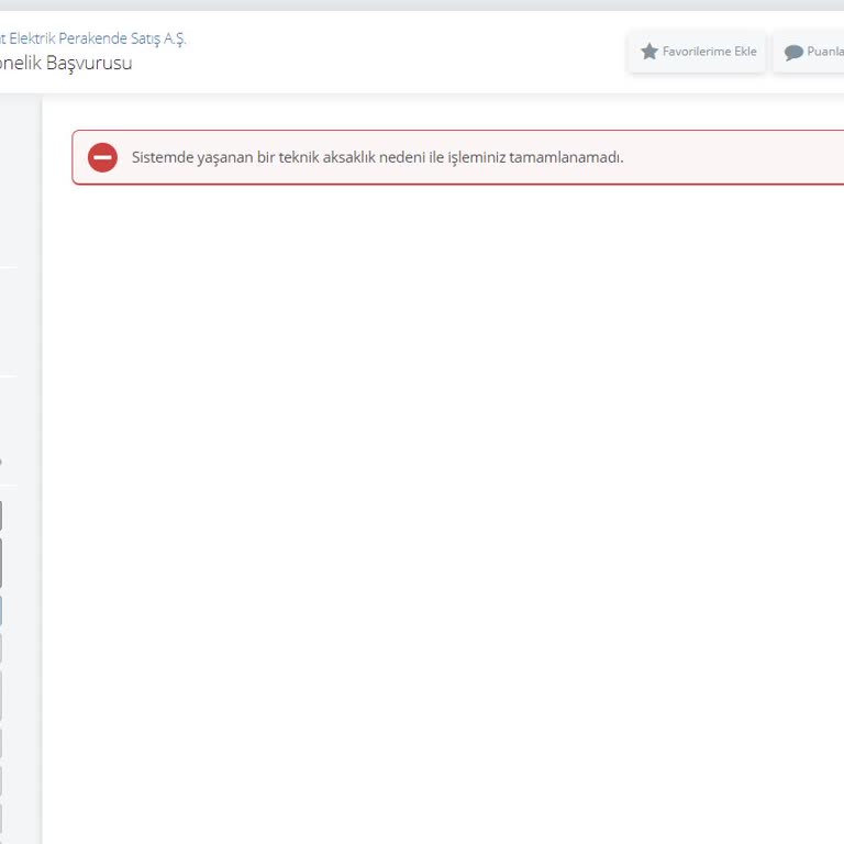 Enerjisa Başkent Online İşlem Yapamıyorum