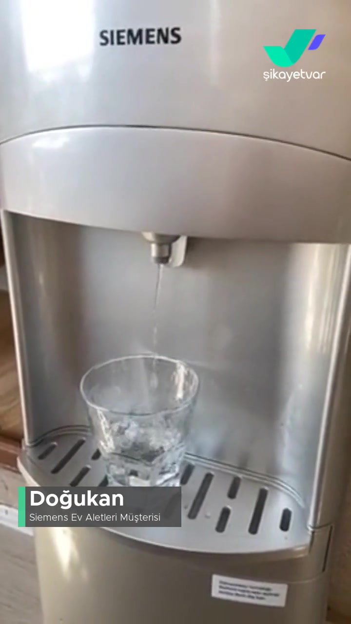 Siemens Su Sebili Bozuk, Servis Kabul Etmiyor! videonun kapak resmi