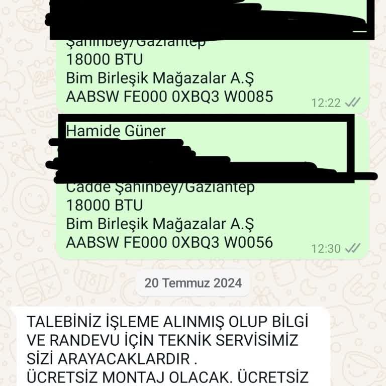 FujiPlus BİM Online Satışta Montaj Hizmeti Sorunu