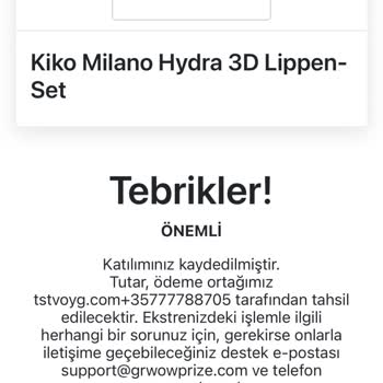 Kiko Milano Kiko 3 Lü Set