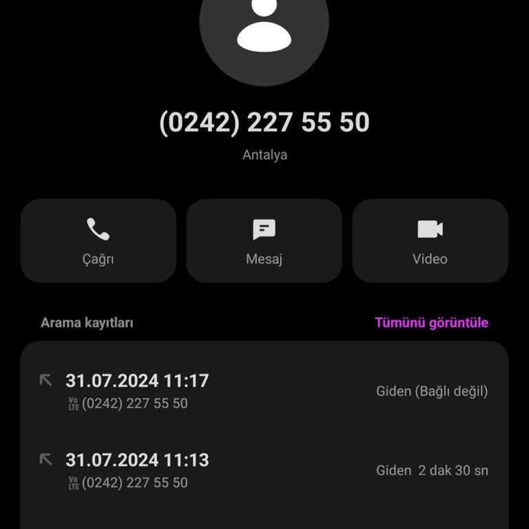 Antalya Ağız ve Diş Sağlığı Hastanesi Antalya Ahatlı Diş Hastanesi Telefonlara Cevap Vermeme
