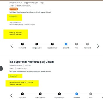 Samsung Online Satışta "kargo Bekleniyor" Oyalaması