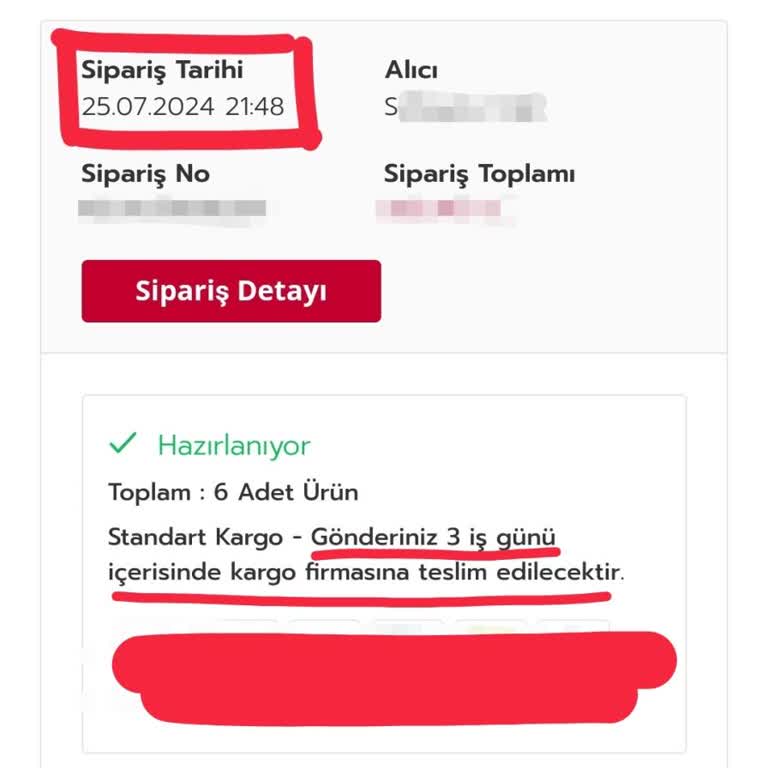 Rossmann Sipariş Teslim Mağduriyeti