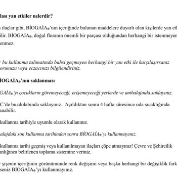 Biogaia Buzdolabı Saklanma Koşulu Ağlayan Uyumayan Huzursuz Bebek