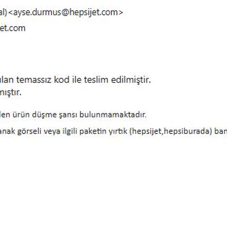 Teslim Ettiğini Söyleyip Teslimat Sağlamayan Hepsijet