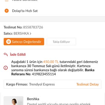 Trendyol Express Trendyol Hiçbir Şekilde Yardımcı Olmuyor