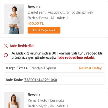 Trendyol Express Trendyol Hiçbir Şekilde Yardımcı Olmuyor