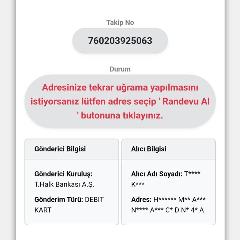 Kuryenet Kredi Kartı Teslimatında Büyük Sorunlar Yaşıyorum