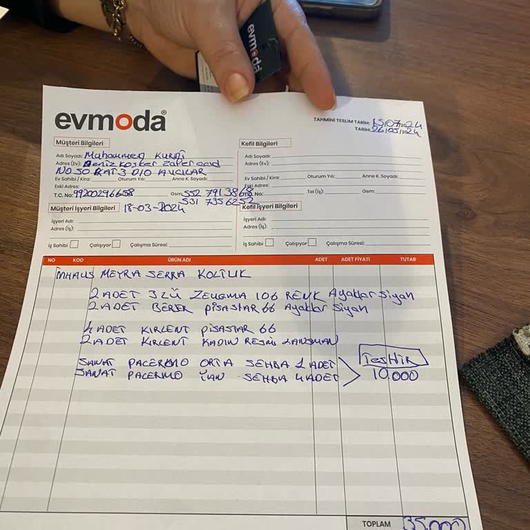 Evmoda Zamanında Teslim Edilmeyen Sipariş