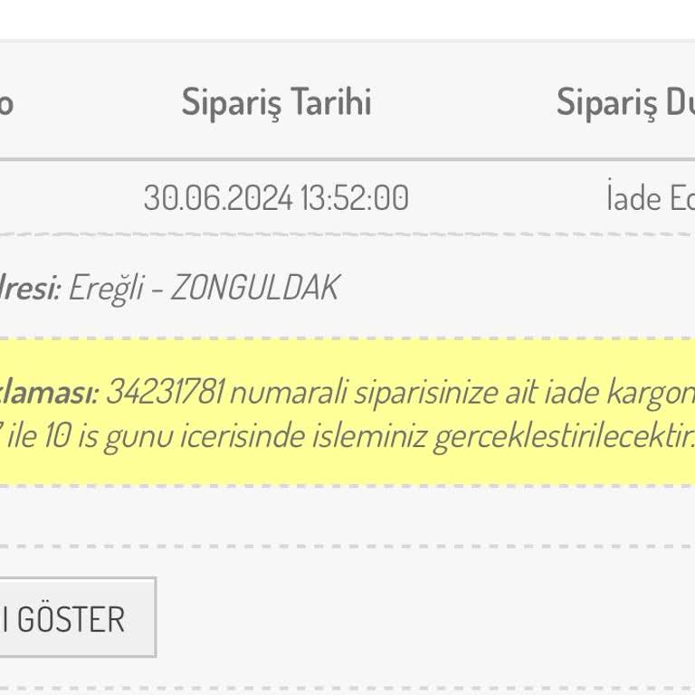 Sefamerve İade Ödemesi Sorunu
