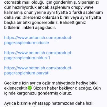 Betonish Olmayan Ürünü Satıp Bir De Göndermiş Gibi Yapmak!