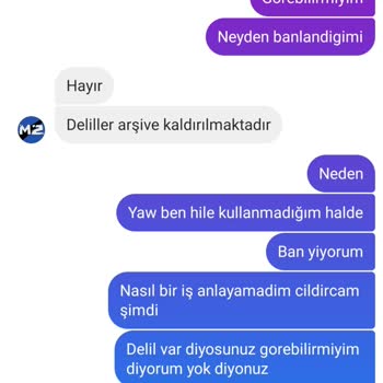 Mobile2 Haksız Yere Ban