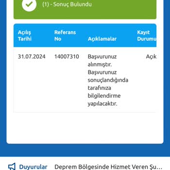 Yapı Kredi Kredi Kart Borcu Nakit Ödemesinin Eksik İadesi, Eksik Bilgi