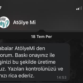 Atölye Mi? Siparişlerim Elime Ulaşmıyor Ve Bilgi Veren Yok.