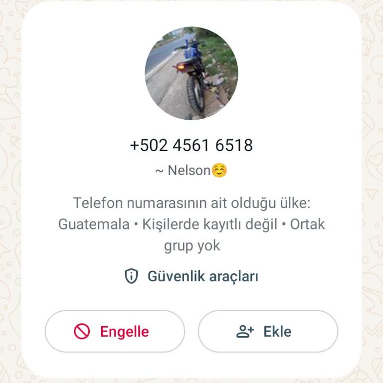 WhatsApp İzinsiz Mesaj Ve Hesap Bilgilerinin Kullanımı Hakkında Şikayet