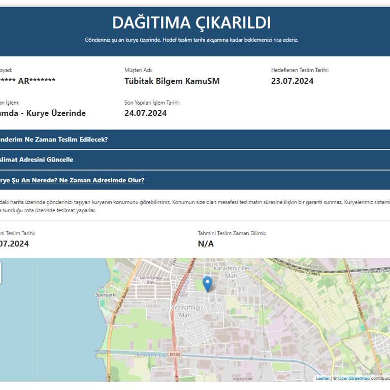 AGT Kurye (aynigunteslim.com) 1 Haftadır Gönderiyi Getirmiyor