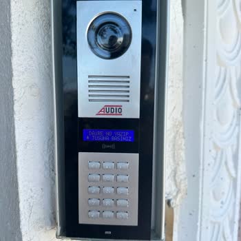 Audio Elektronik Audio Görüntülü Diyafon Mavi Ekran Ve Kapı Kilidi Sorunu