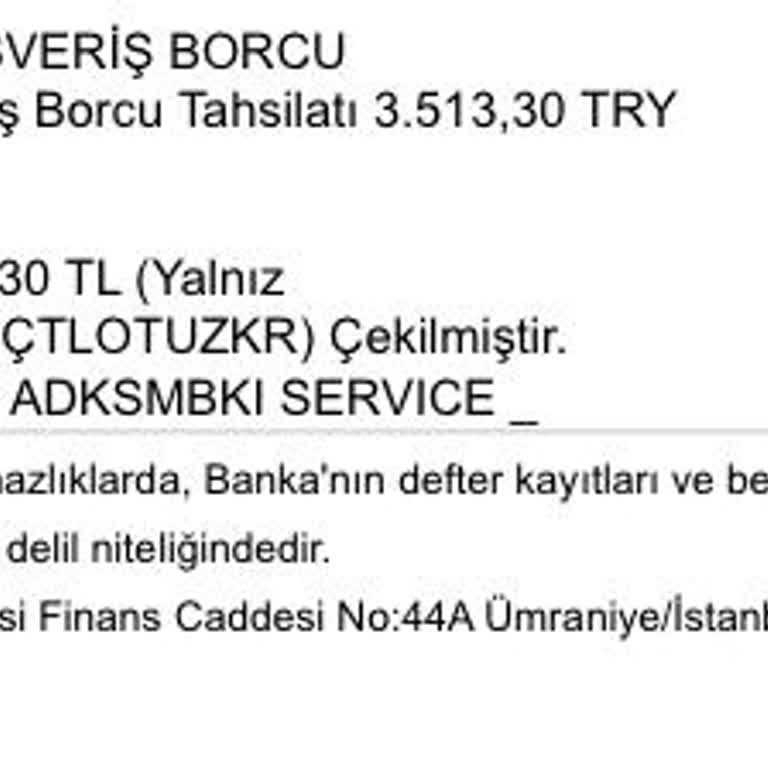 Ziraat Bankası Esnek Hesaptan Tekrar Tekrar Para Alıyor