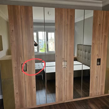 Enza Home Mobilya Gardırop Kapağı