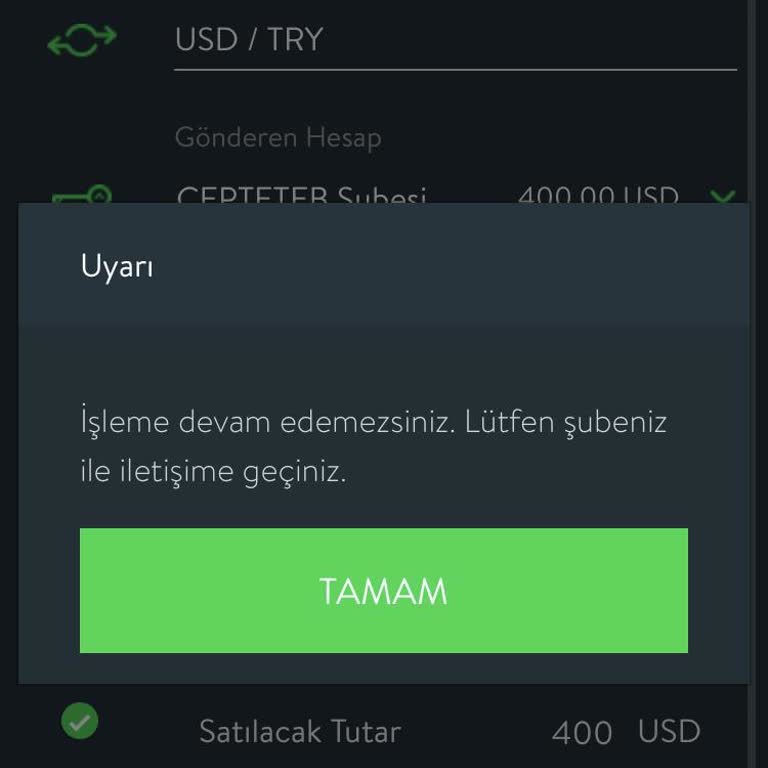 TEB İşlem Kısıtı Kaldırma