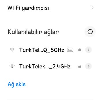 Xiaomi Redmi 9t Wi-fi Çekmiyor