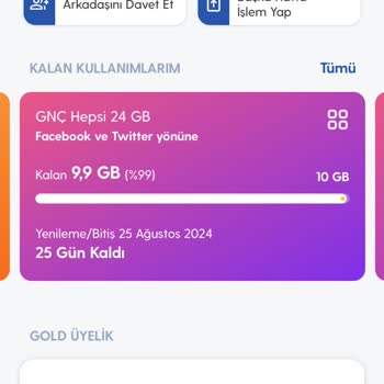 Turkcell Paketimdeki Sosyal Medya İçeriği Hatalı.