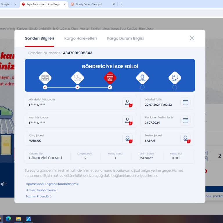Trendyol Ürünüm Gelmedi. 2 Hafta Oldu