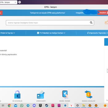 epin.com.tr Kod Olmadan Kod Satan Site