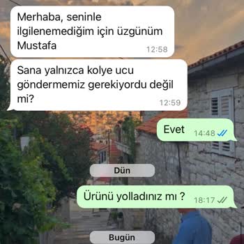 Joymomento Kolye Siparişimde Yaşadığım Sorunlar Ve Gecikmeler