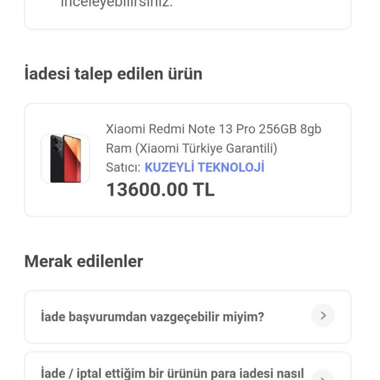 Hepsiburada Kaçak Telefon IMEI Klonlanmış