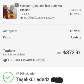 Glidest Sipariş Takip Numarası Sorunu Ve İletişim Eksikliği