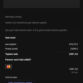 eBay E Bay Geri Ödeme