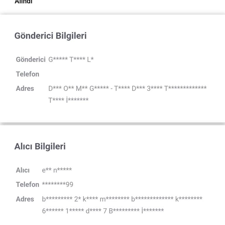 Gratis Kargomun İadesi Hakkında Yaşanan Sorun