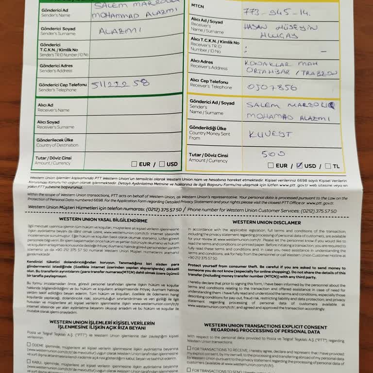 Çekmediğim Parayı Çektin Diyen Western Union Çözümsüzlüğü