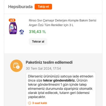 Hepsiburada Aynı Bahane İle Ürün İptali