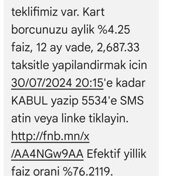 Onb QNB Finansbank Kredi Kartı Yapılandırma Mağduriyeti