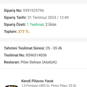 Trendyol GO Dan Verilen Siparişin Pişmanlığı Ve Onların Umursamazlığı