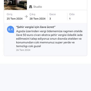 Agoda Sitesi Fazla Ücret