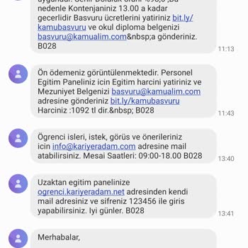 Kariyer Adam Ücret İadesi Ve Kişisel Bilgilerin Silinmesi