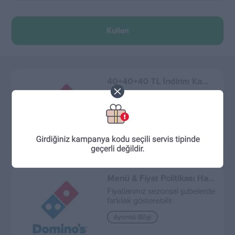 Daha Daha Ve Domino's Sorunu