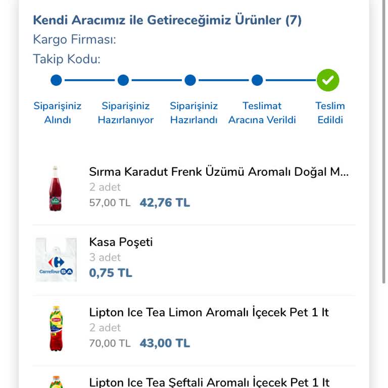 Carrefour SA Parasını Aldığı Ürünleri Teslim Etmiyor