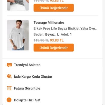 Trendyol Express Teslim Alınmayan Ürün